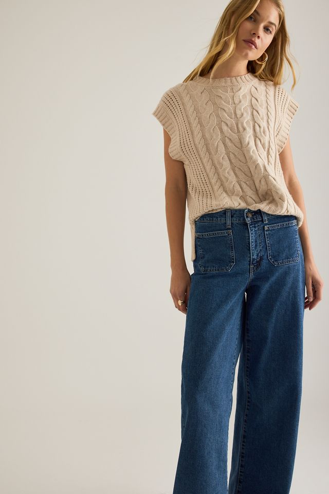 Jeans Levi's 728 taille haute et jambes larges #4