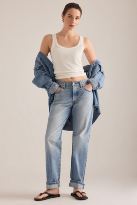Levi's Women's Blue 501 '90S Mid-Rise Loose Jeans Size 28