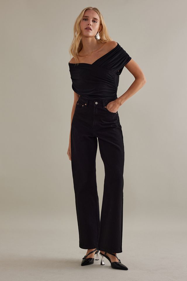 Dr. Denim Echo High-Rise Wide-Leg Jeans