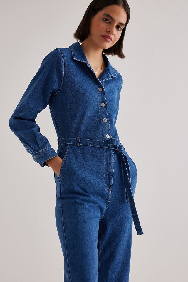 Selected femme denim store jumpsuit