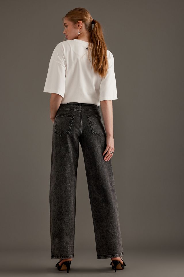 Selected Femme Marley-Merle Rhinestone Wide-Leg Jeans #1