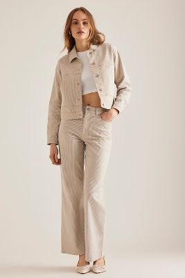 Alba High-Rise Wide-Leg Jeans en taille: 29 chez Anthropologie - Selected Femme - Modalova