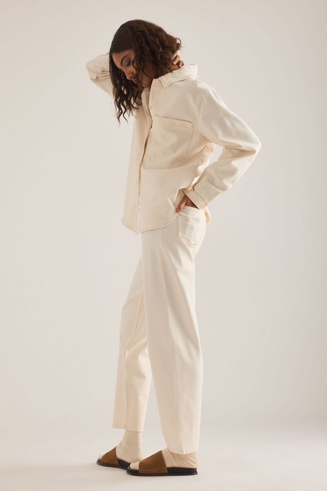 Selected Ebba High-Rise Barrel Jeans #4