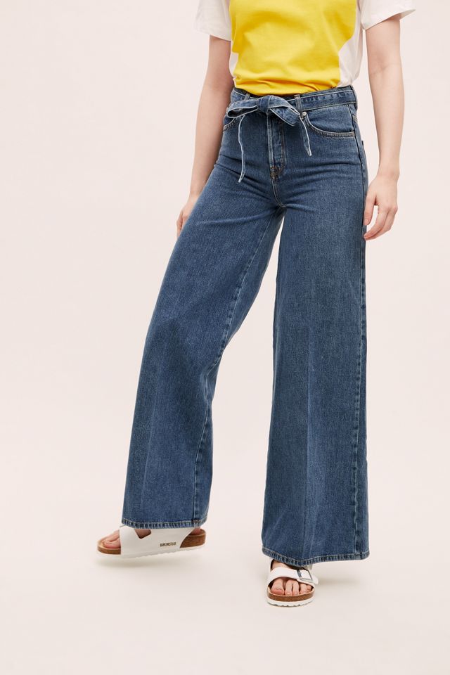 Selected Femme Laura High-Rise Wide-Leg Jeans #1