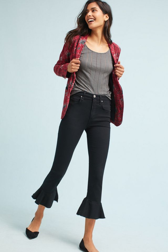 McGuire Bohemia Mid-Rise Flounced Jeans #1