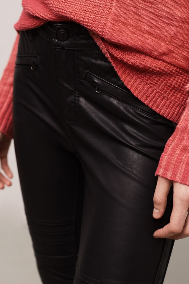Pilcro Vegan Leather Ponte Jeans #2