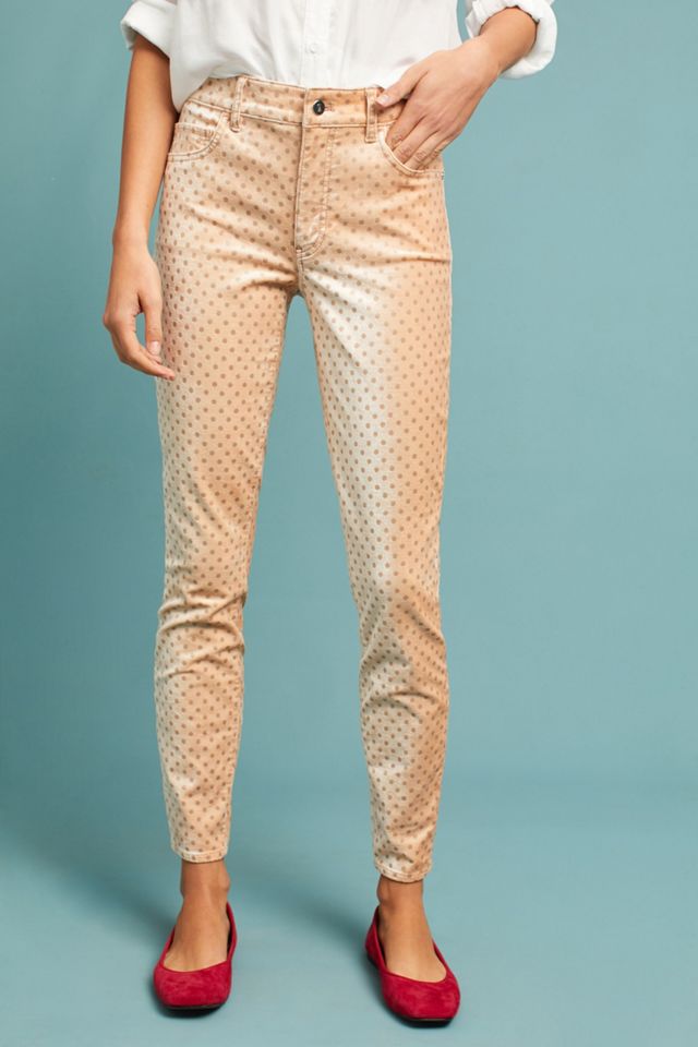 Pilcro Velvet High-Rise Skinny Ankle Jeans #1