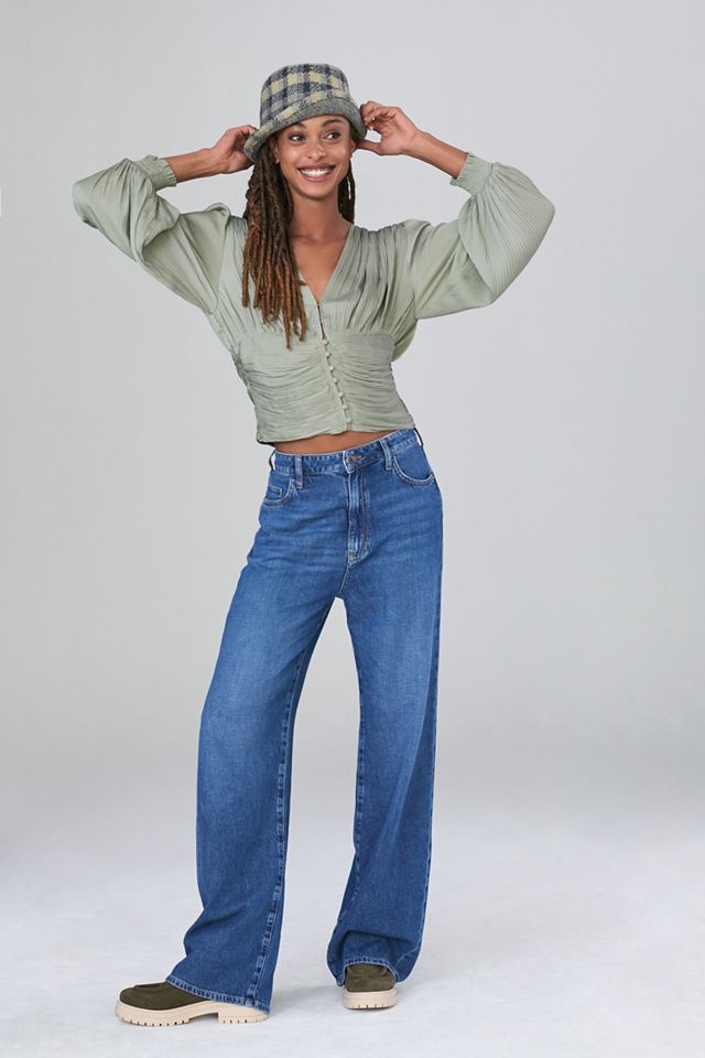 Pilcro The Annie Wide-Leg Jeans #4