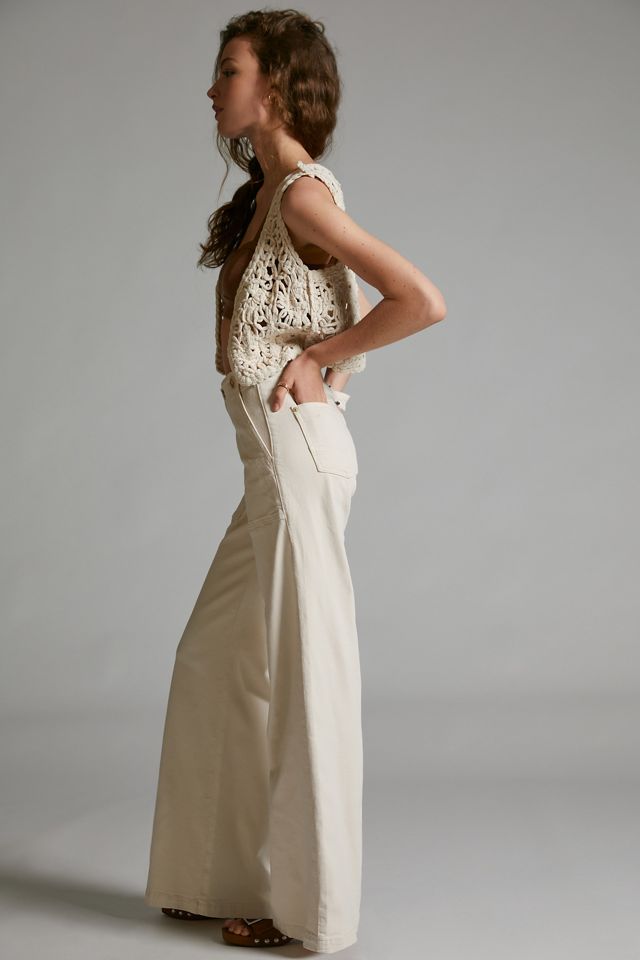 The Kit High-Rise Wide-Leg Utility Trousers by Pilcro #4