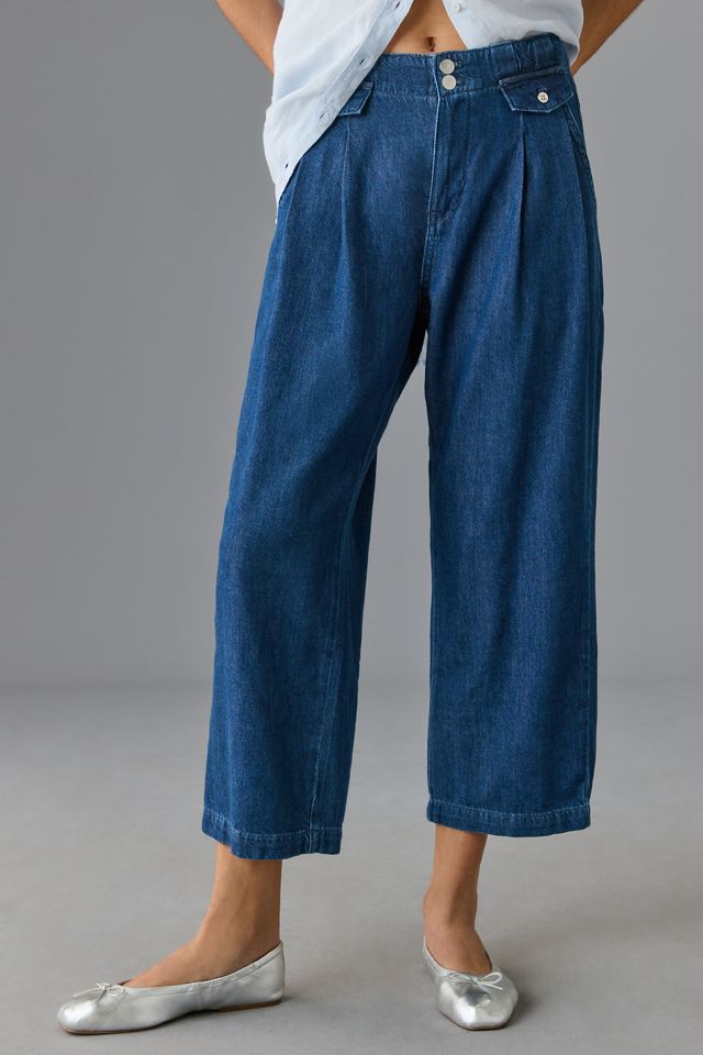 Pilcro Mid-Rise Pleated Trouser Jeans #1