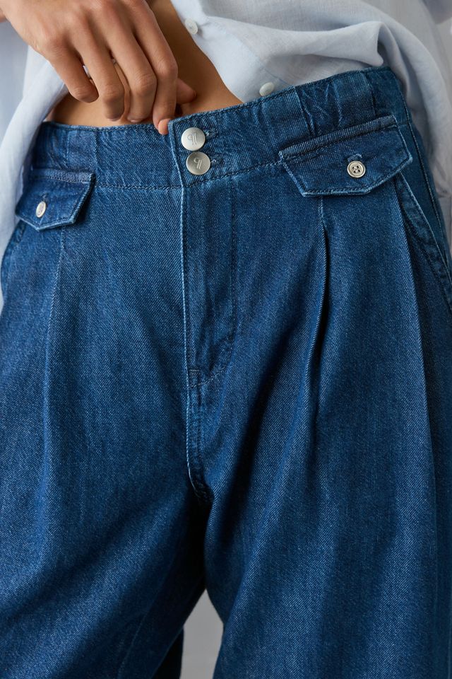 Pilcro Mid-Rise Pleated Trouser Jeans #3