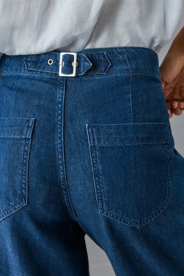 Pilcro Mid-Rise Pleated Trouser Jeans #4