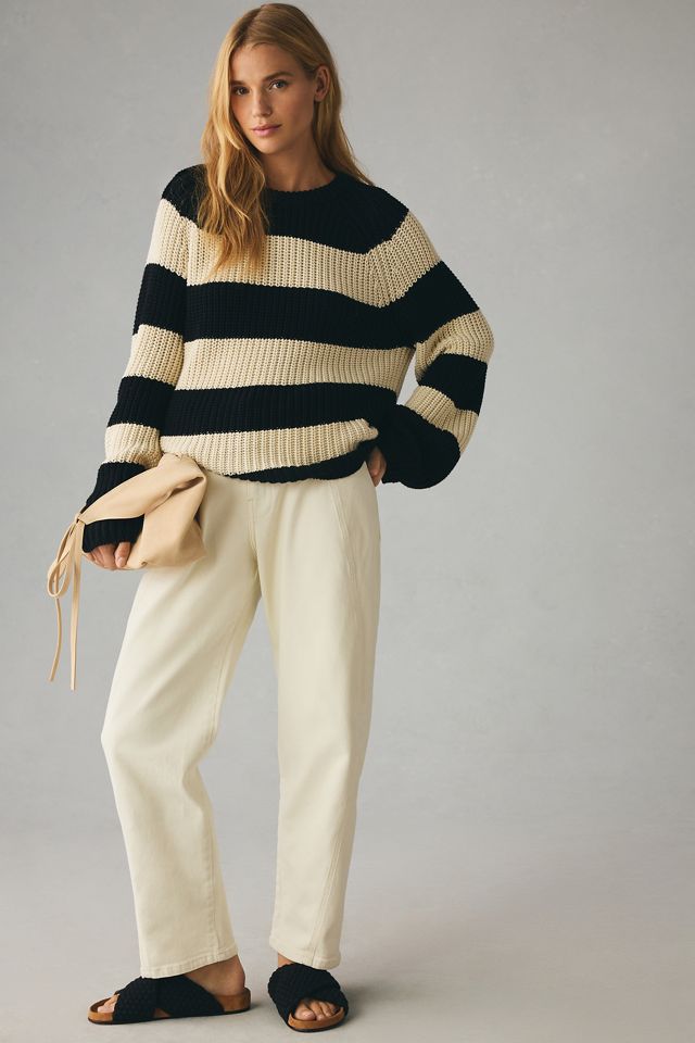 Pilcro The Curved Mid-Rise Taper Jeans #4