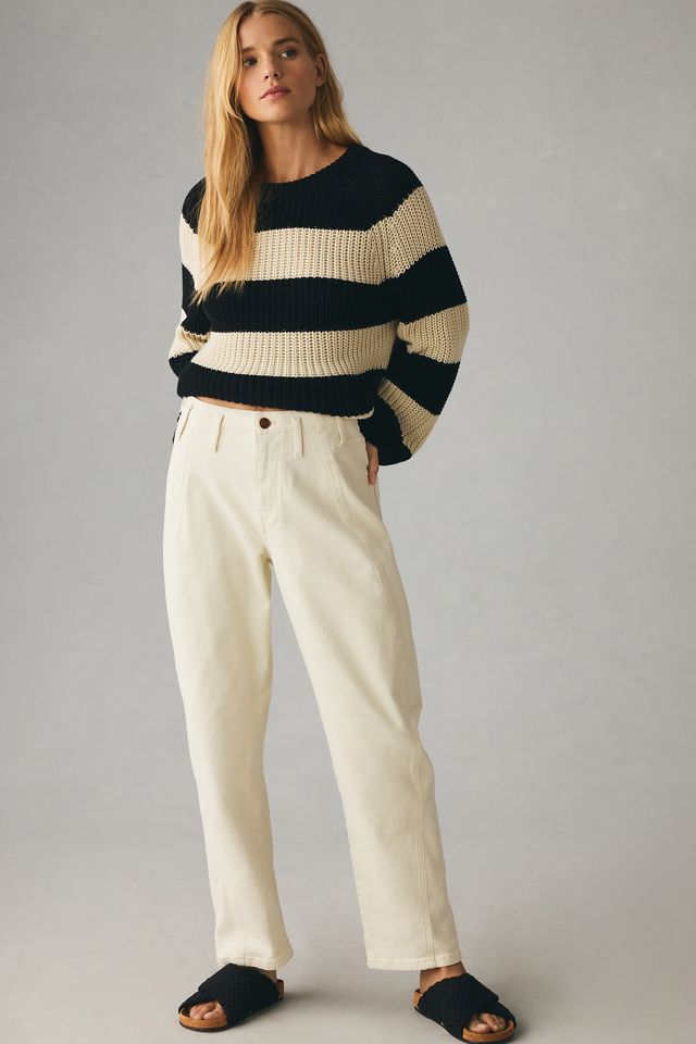 Pilcro The Curved Mid-Rise Taper Jeans #1