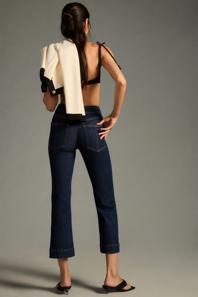 The Nyhavn Mid-Rise Cropped Flare-Leg Jeans #3