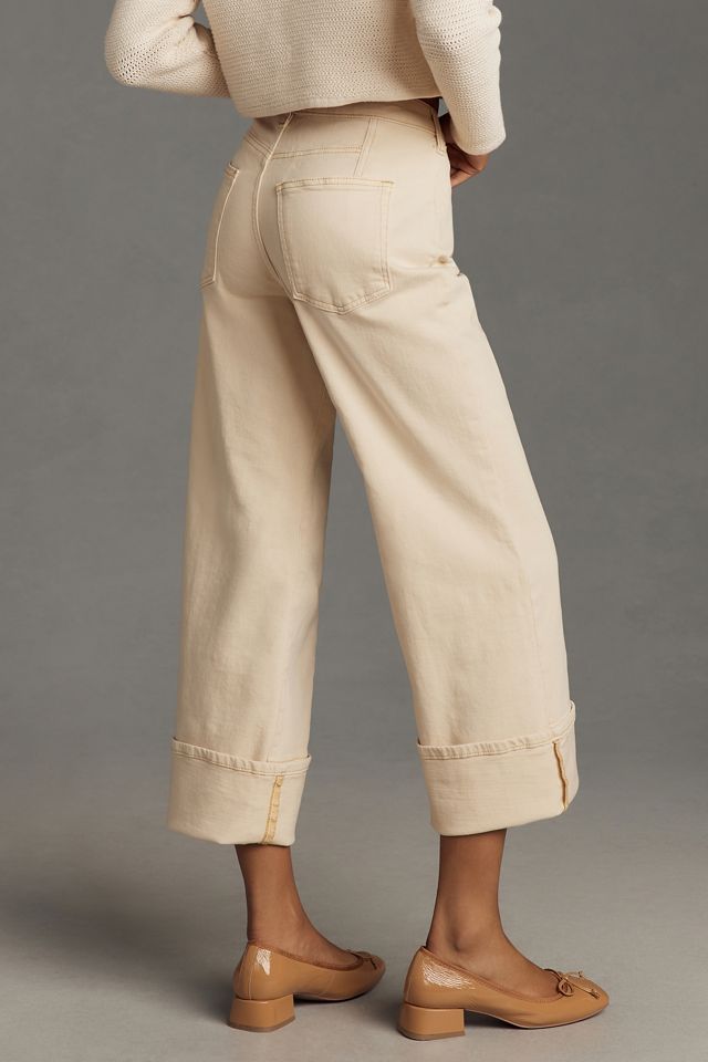 Pilcro Cuffed Crop High-Rise Wide-Leg Jeans #2