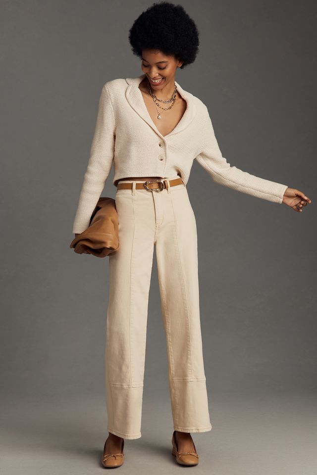 Pilcro Cuffed Crop High-Rise Wide-Leg Jeans #3