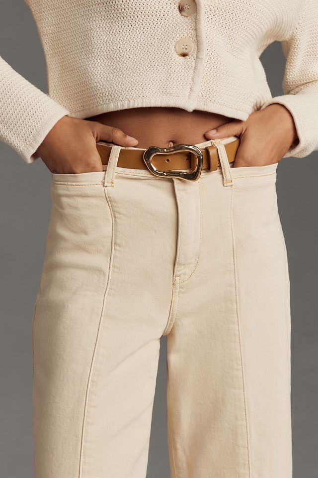Pilcro Cuffed Crop High-Rise Wide-Leg Jeans #4