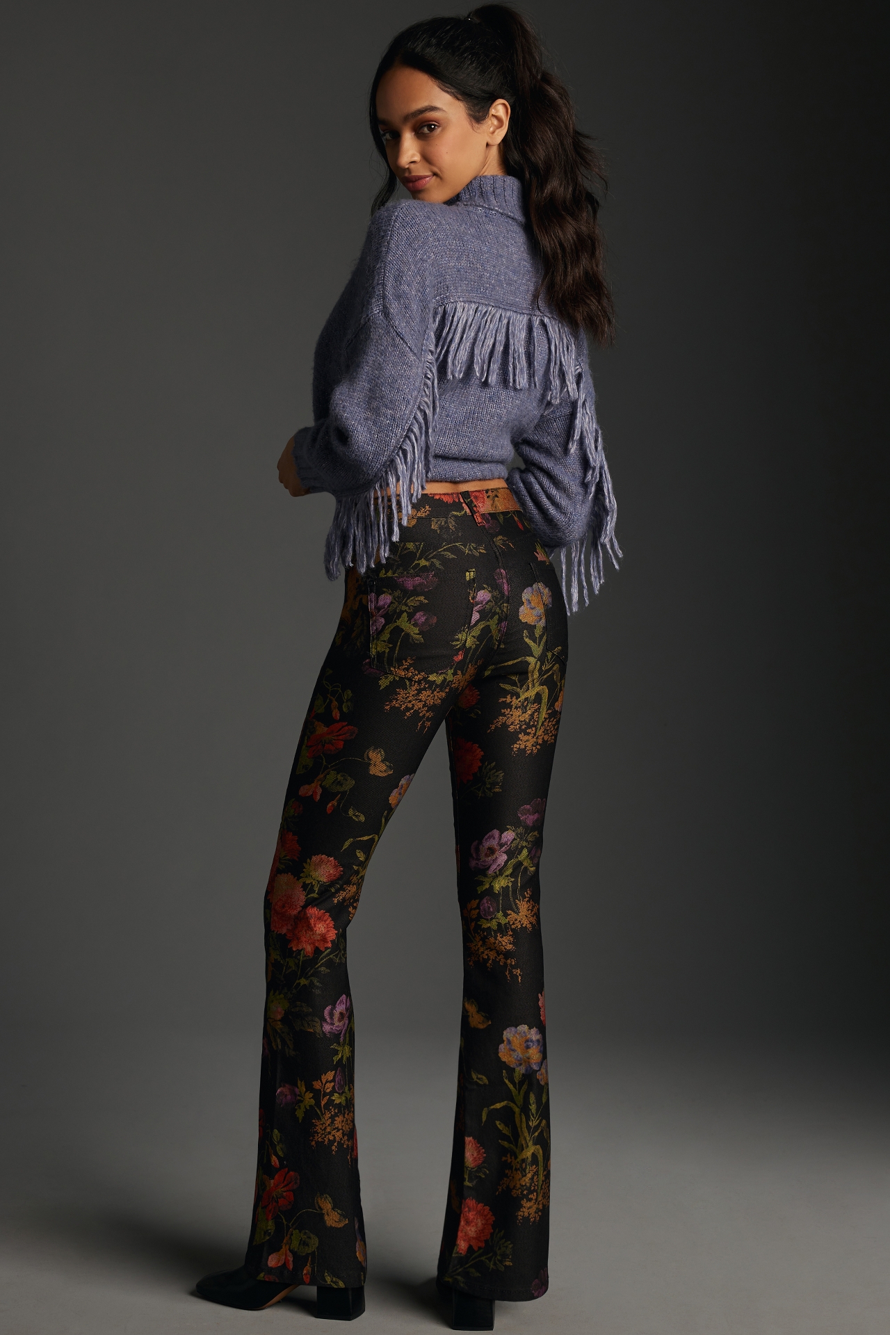 The Icon High-Rise Flare Jeans by Pilcro