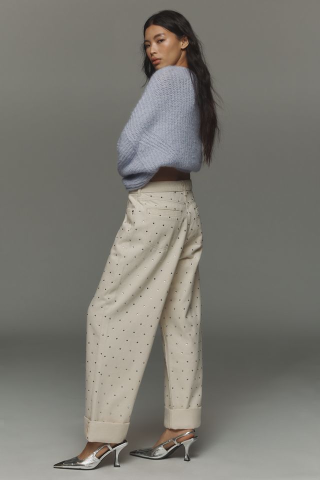 Pilcro Sparkle Relaxed Cuff Jeans #3