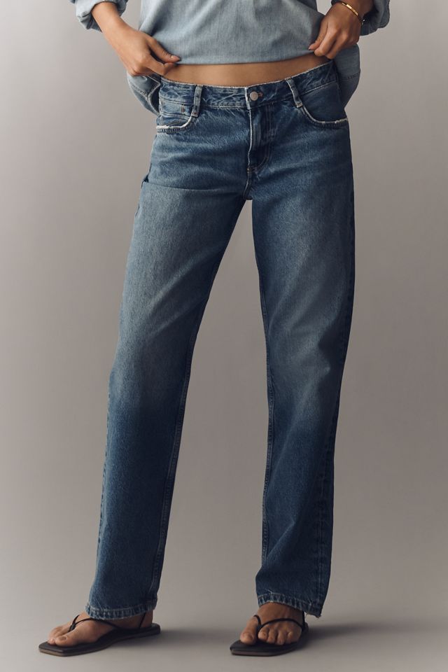 Pilcro Mid-Rise Straight Leg Jeans #1