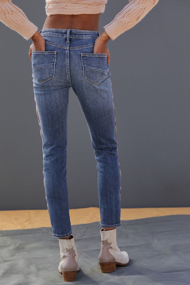 Driftwood Jackie Embroidered Skinny Jeans #4