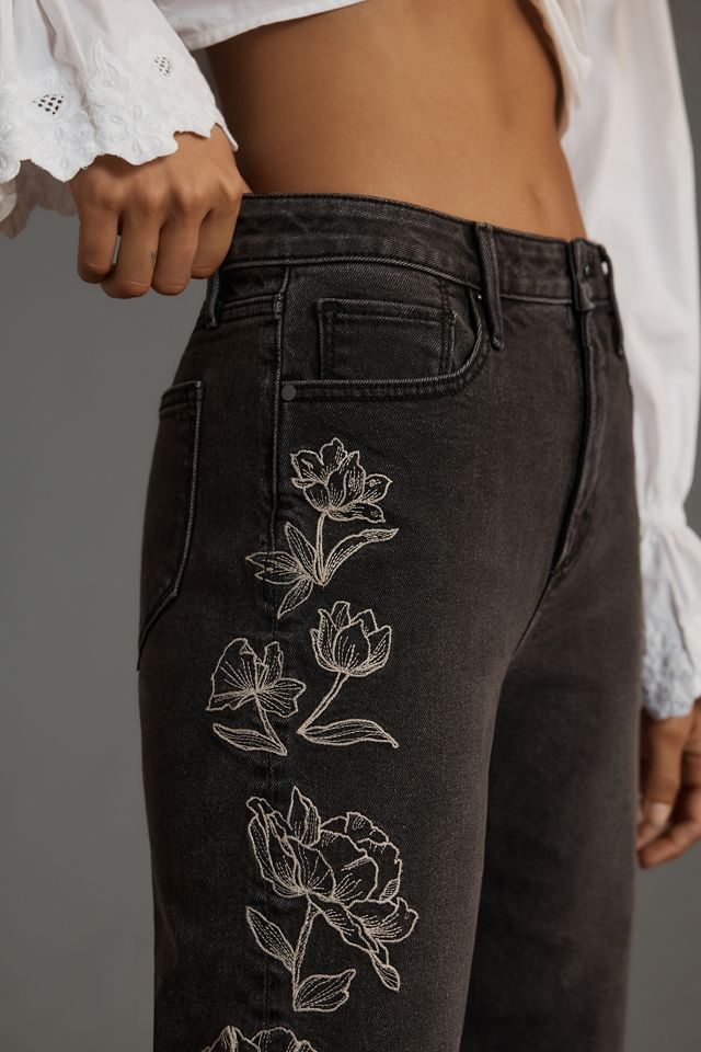 Driftwood Charlee Mid-Rise Wide-Leg Jeans | Anthropologie