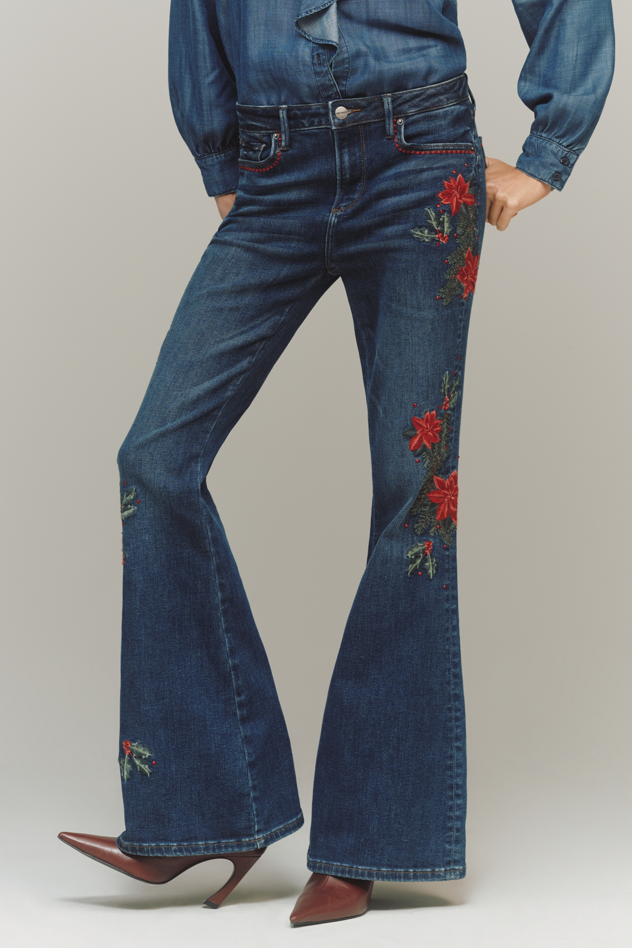 Driftwood Farrah High-Rise Bootleg Jeans