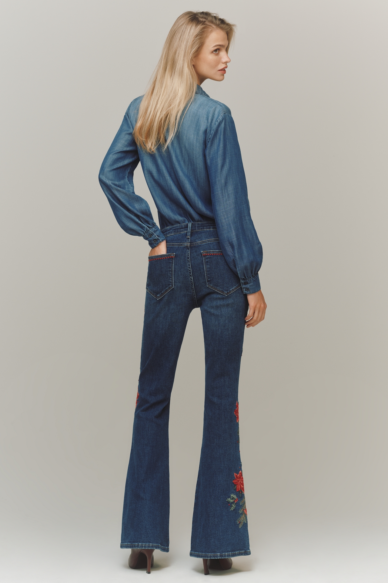 Driftwood Farrah High-Rise Bootleg Jeans