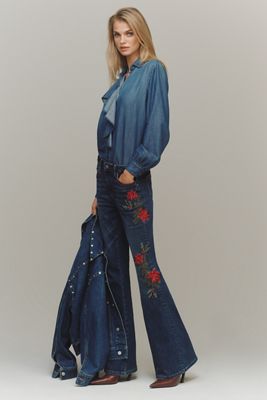 Driftwood Farrah High-Rise Bootleg Jeans