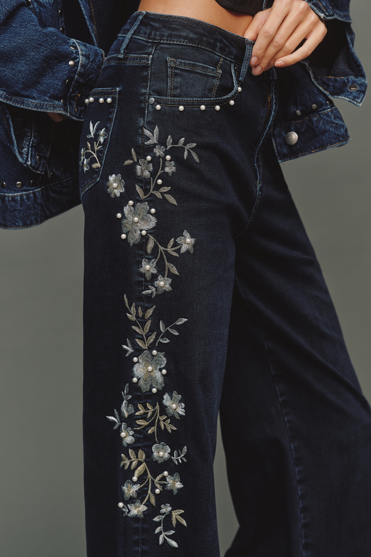 Driftwood Penelope High-Rise Wide-Leg Jeans