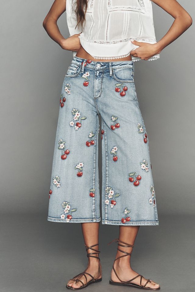 Driftwood Amie High-Rise Culotte Jeans #2