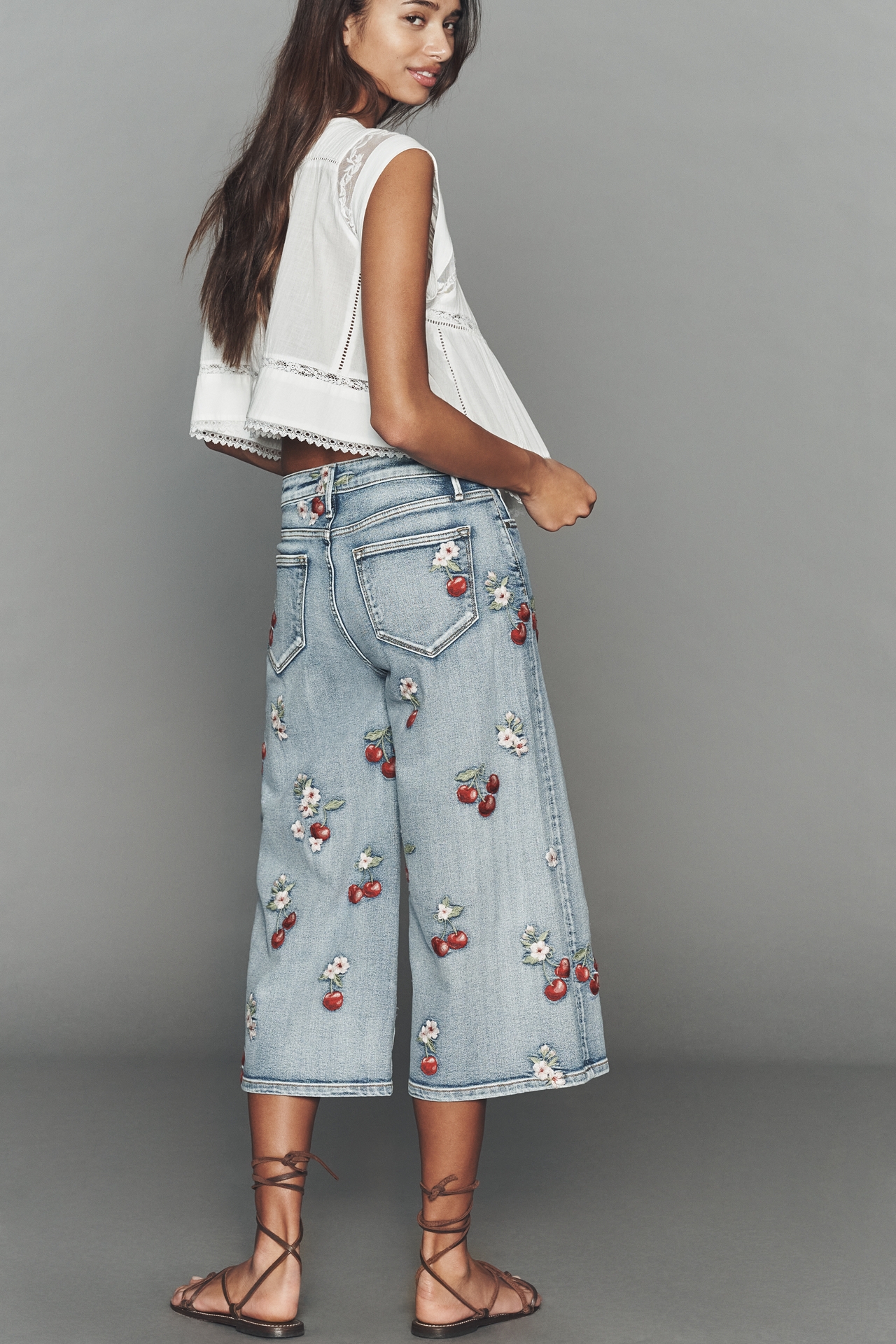 Driftwood Amie High-Rise Culotte Jeans