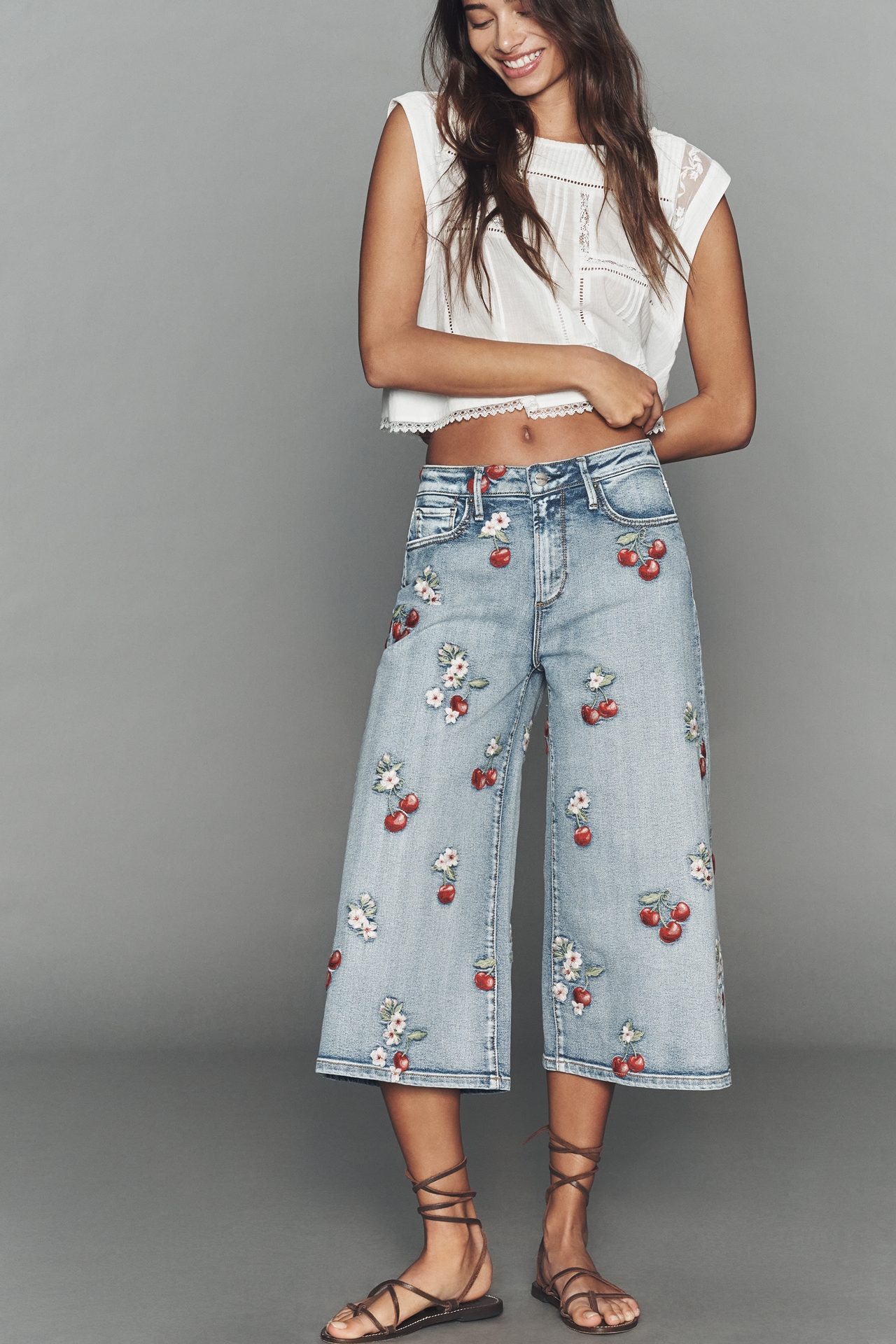 Driftwood Amie High-Rise Culotte Jeans