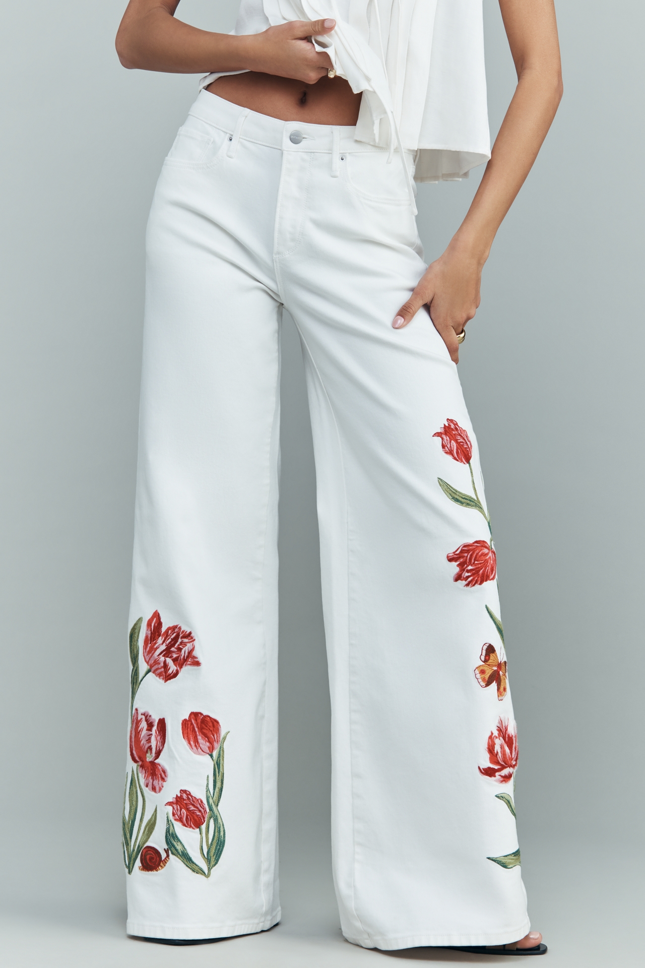 Driftwood Penelope High-Rise Wide Leg Jeans