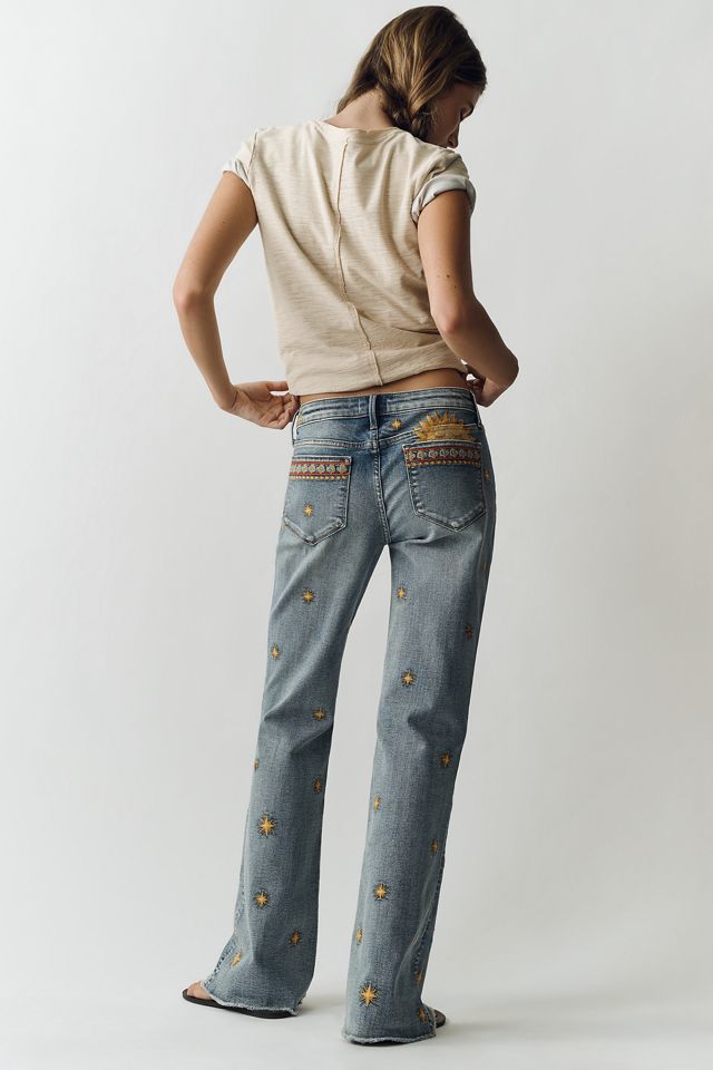 Driftwood Eva Low-Rise Flare Jeans #3