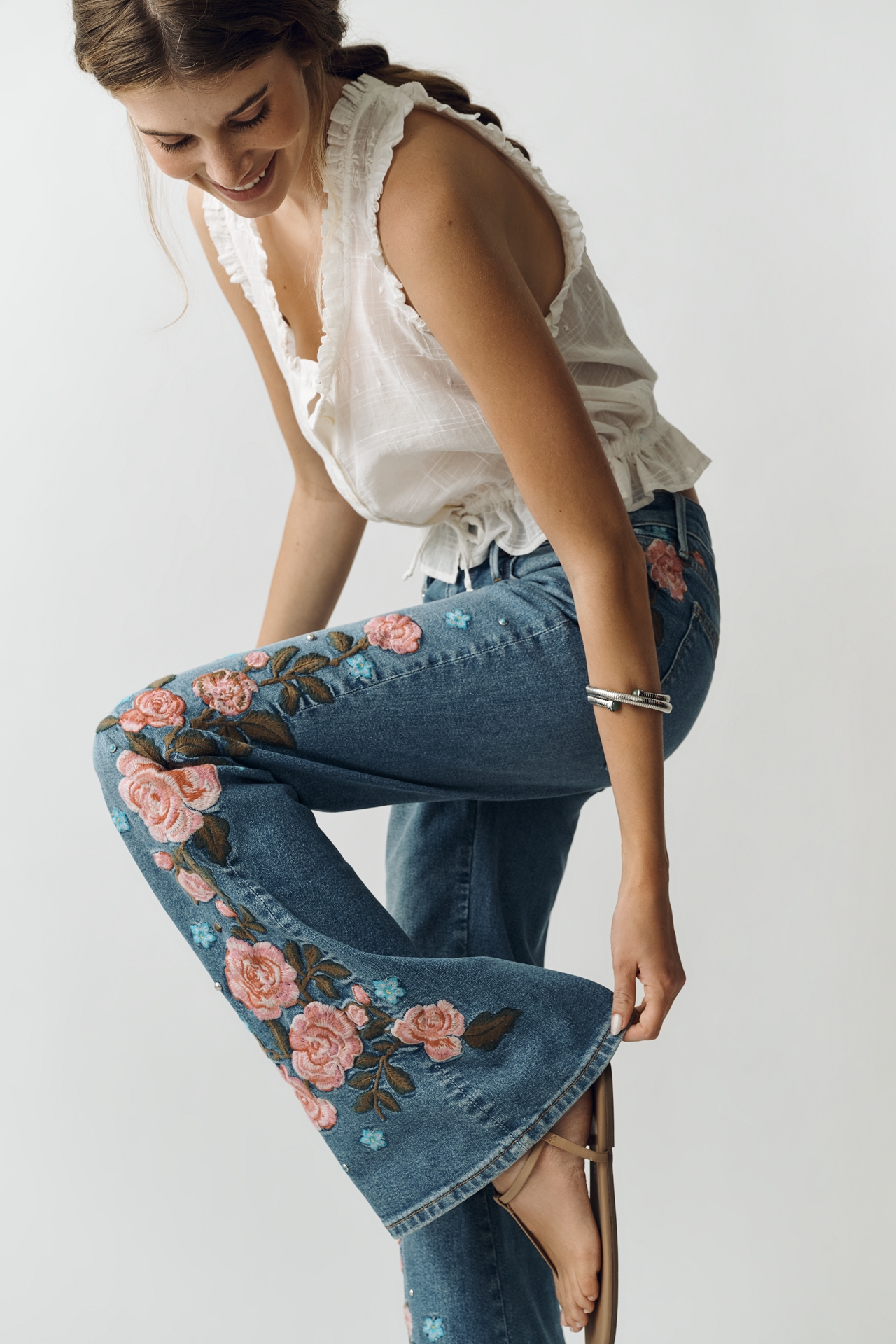 Driftwood Farrah Mid-Rise Flare Jeans