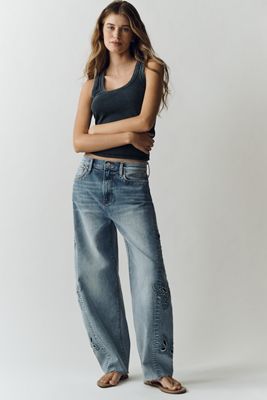 Driftwood Parker High-Rise Barrel Jeans