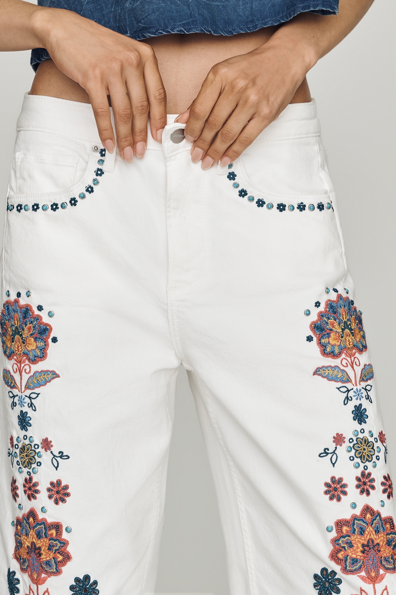 Driftwood Elaine High-Rise Barrel Jeans