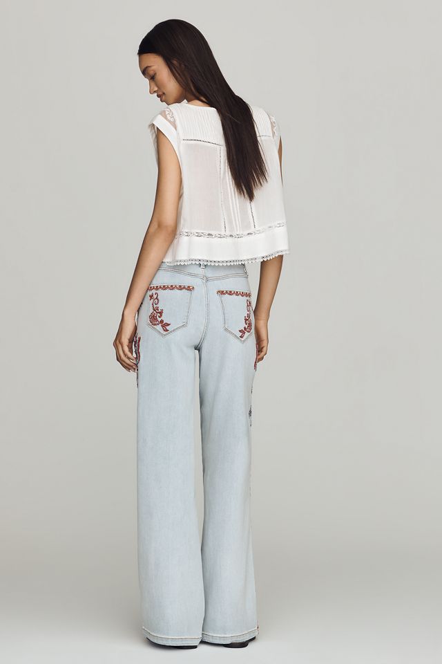 Driftwood Pia Mid-Rise Wide-Leg Jeans #3