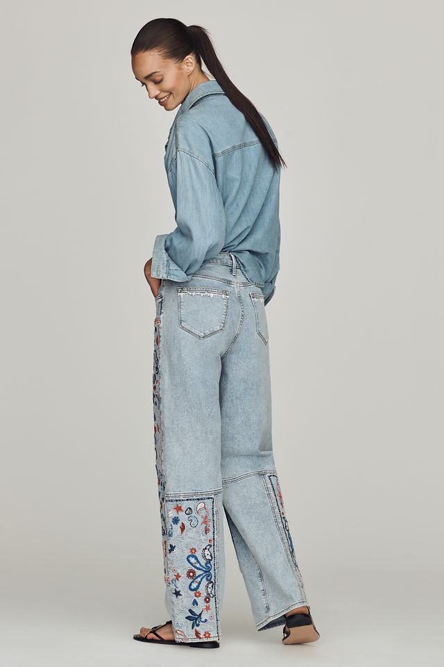 Driftwood Carpenter High-Rise Barrel Jeans #2