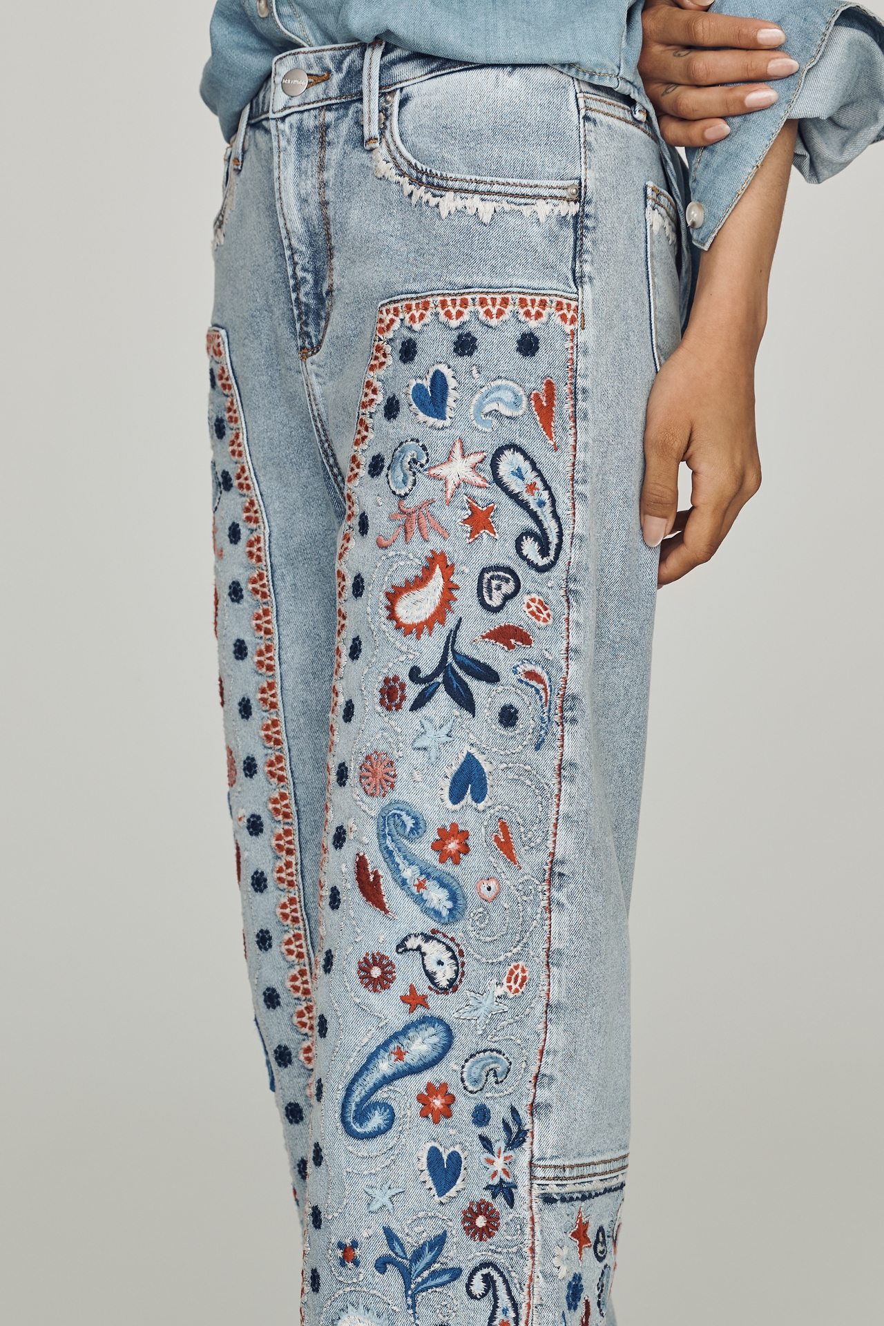 Driftwood Carpenter High-Rise Barrel Jeans