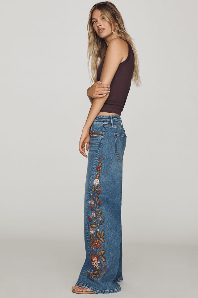 Driftwood Alix Rosevine High-Rise Wide-Leg Jeans #2