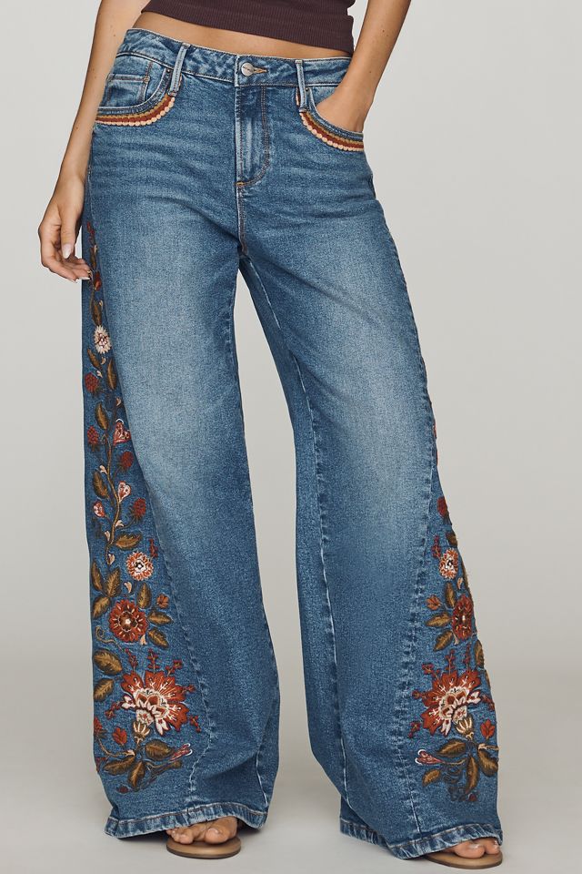 Driftwood Alix Rosevine High-Rise Wide-Leg Jeans #3