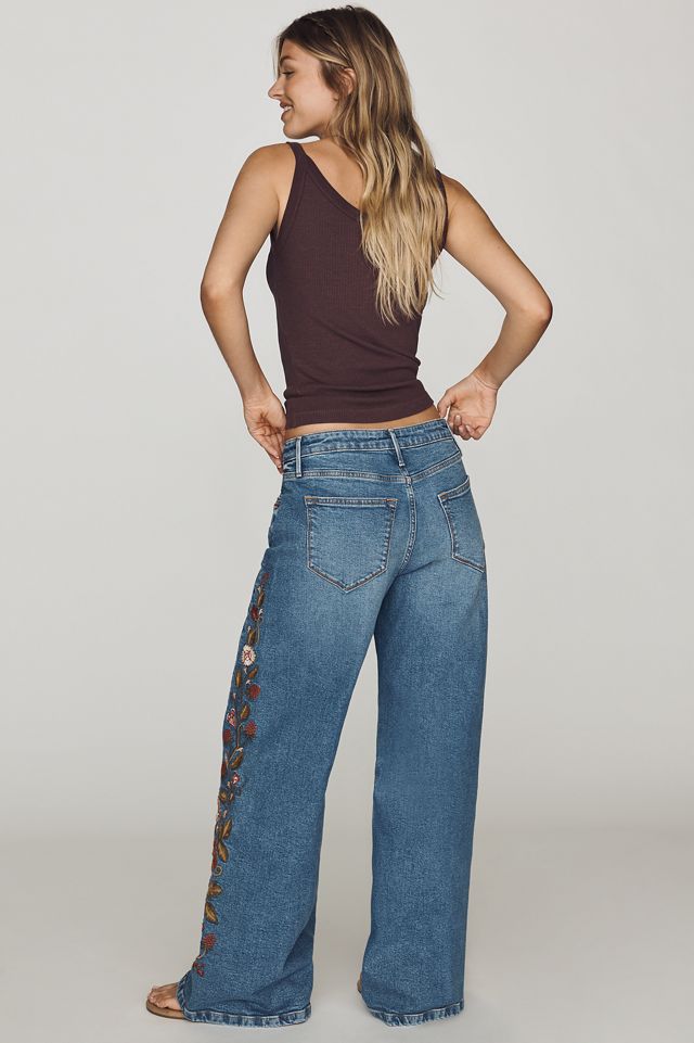 Driftwood Alix Rosevine High-Rise Wide-Leg Jeans #4