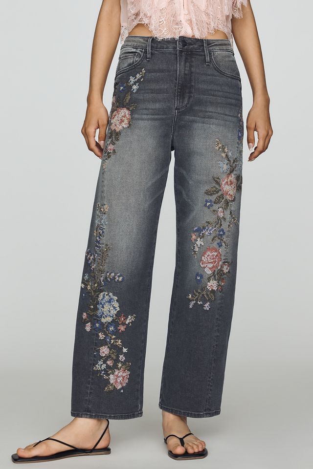 Driftwood Lucy High-Rise Tapered Barrel Jeans #1