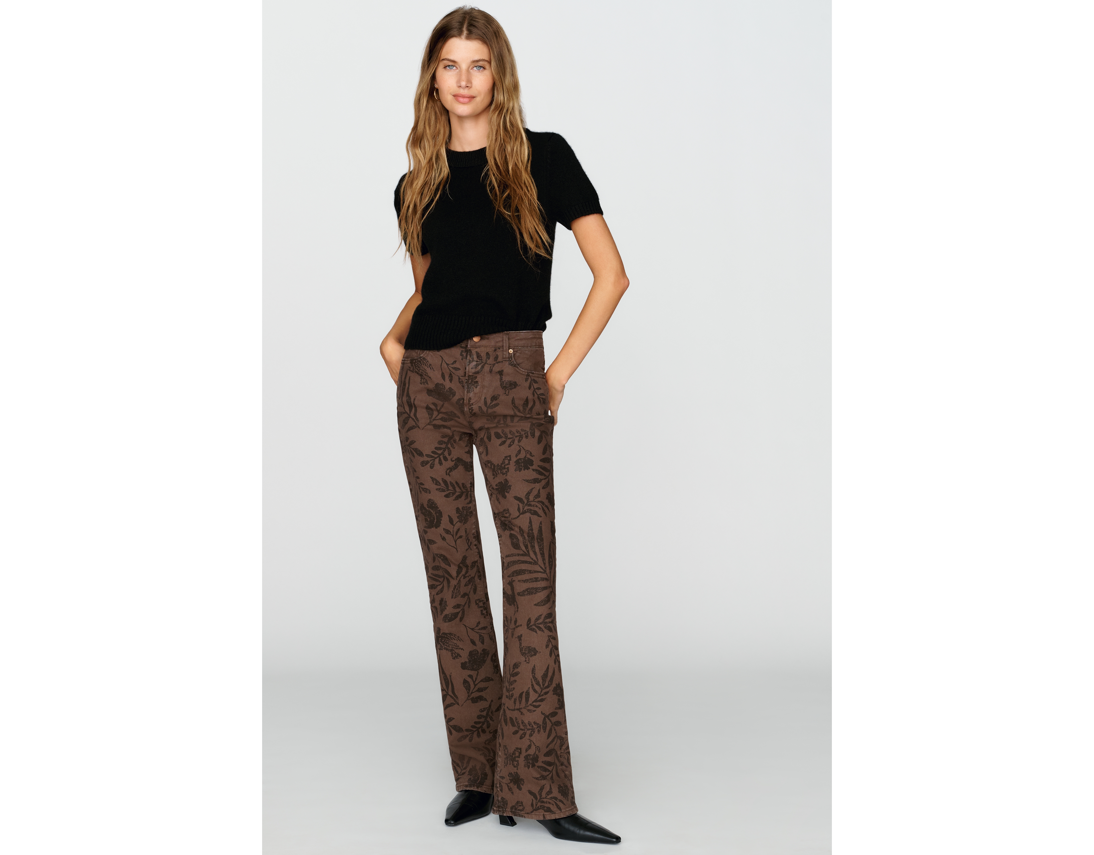 Driftwood Wyatt High Rise Flare Jeans