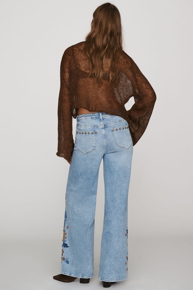 Driftwood Marlena High-Rise Wide-Leg Jeans #3