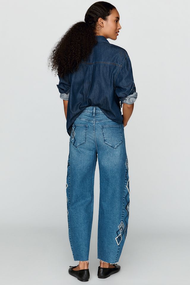 Driftwood Parker High-Rise Barrel Jeans  #3