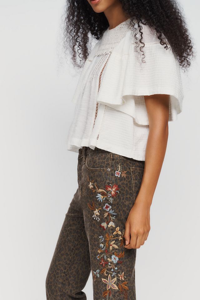 Driftwood Wyatt Mid-Rise Flare Jeans  #2
